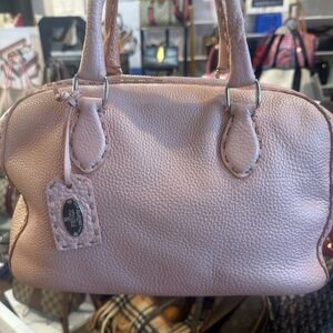 FENDI Pink Leather Handbag